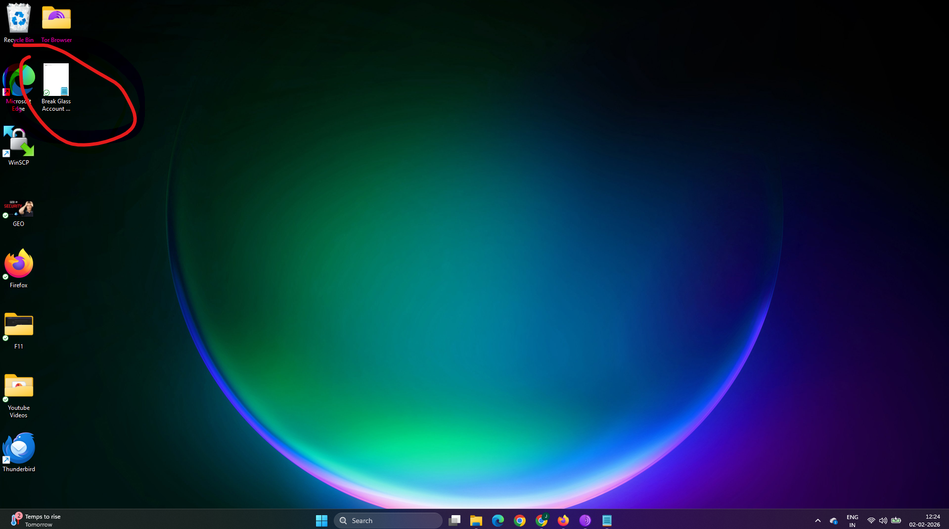 Break-Glass Account lab evidence