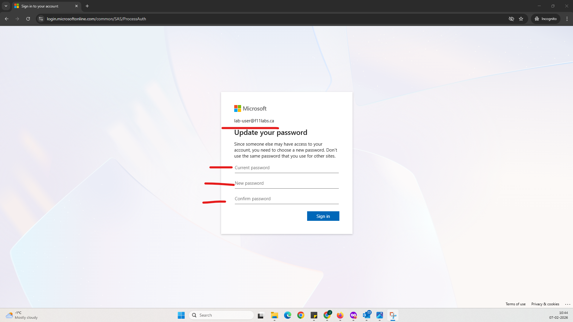 Microsoft 365 identity security lab
